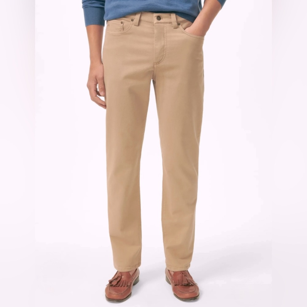 Brooks Brothers Five-Pocket Selvedge Twill Pants (34” waist x 32” inseam)